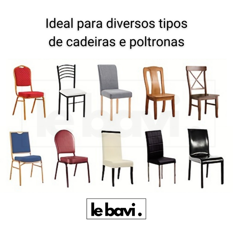 Capas Elásticas para Cadeiras - Comprando acima de 4 unidades GANHE 10% de desconto!