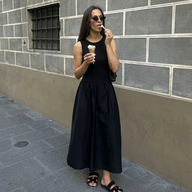 Vestido Slim Confortável de Verão