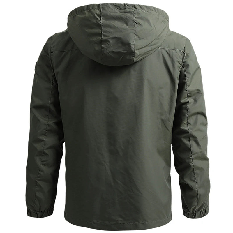 Jaqueta Tática Impermeável Masculina Windbreaker – Esporte e Aventura em Todos os Climas